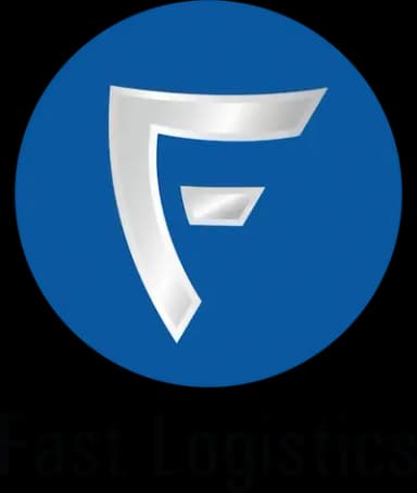 Fit Lounge logo with stylized silver F letter on blue circular background