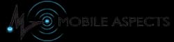 Mobile Aspects logo with wireless signal graphic representing mobile technology services