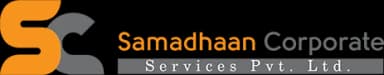 Samadhaan Services Pvt Ltd logo with orange and grey corporate design