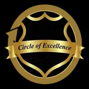 Gold ECAP Circle of Excellence award badge representing recognition for outstanding performance