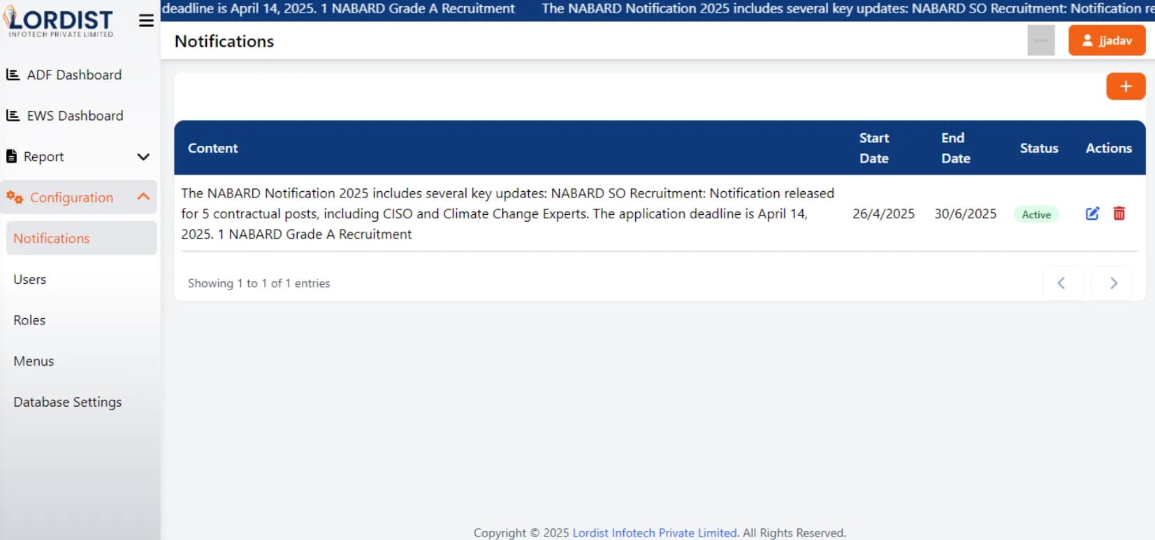 Compliance gateway system configuration screen for workflow management and policy settings