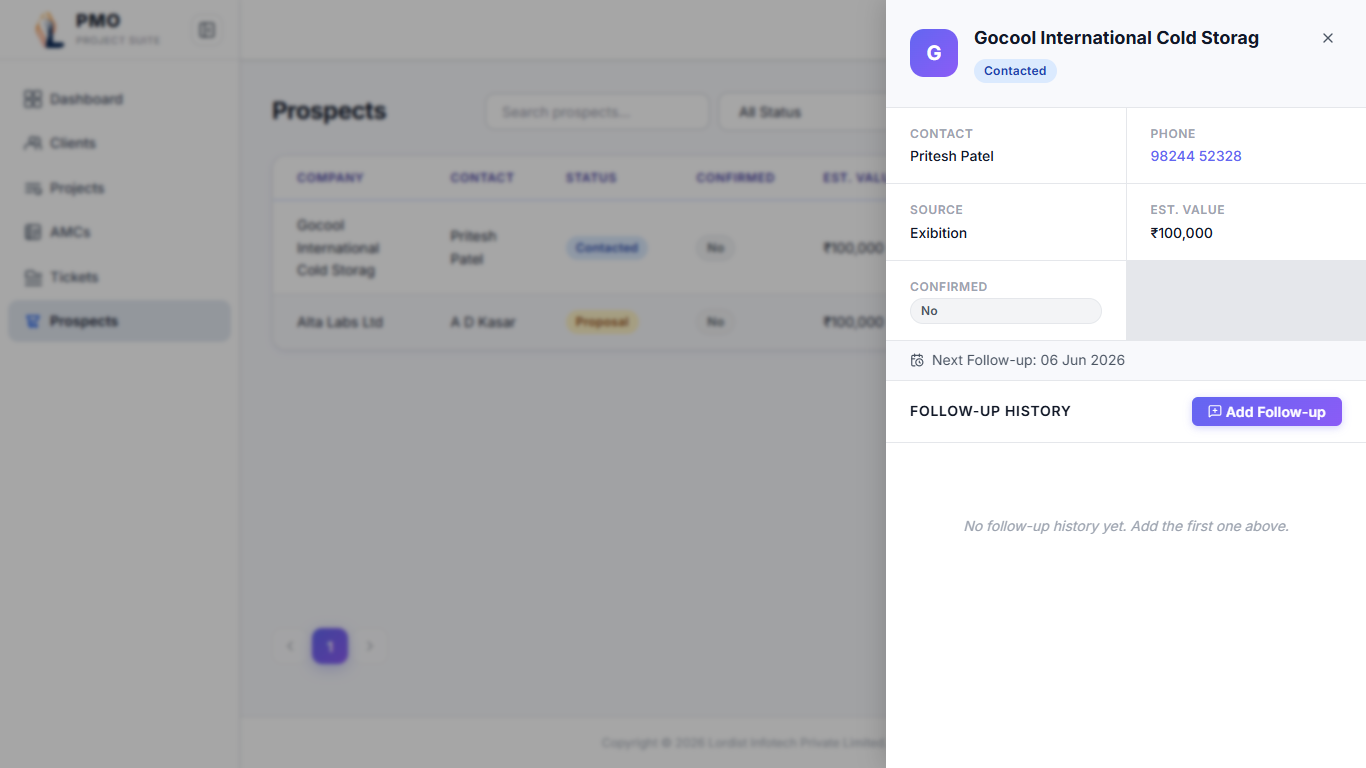 Reporting View Screenshot